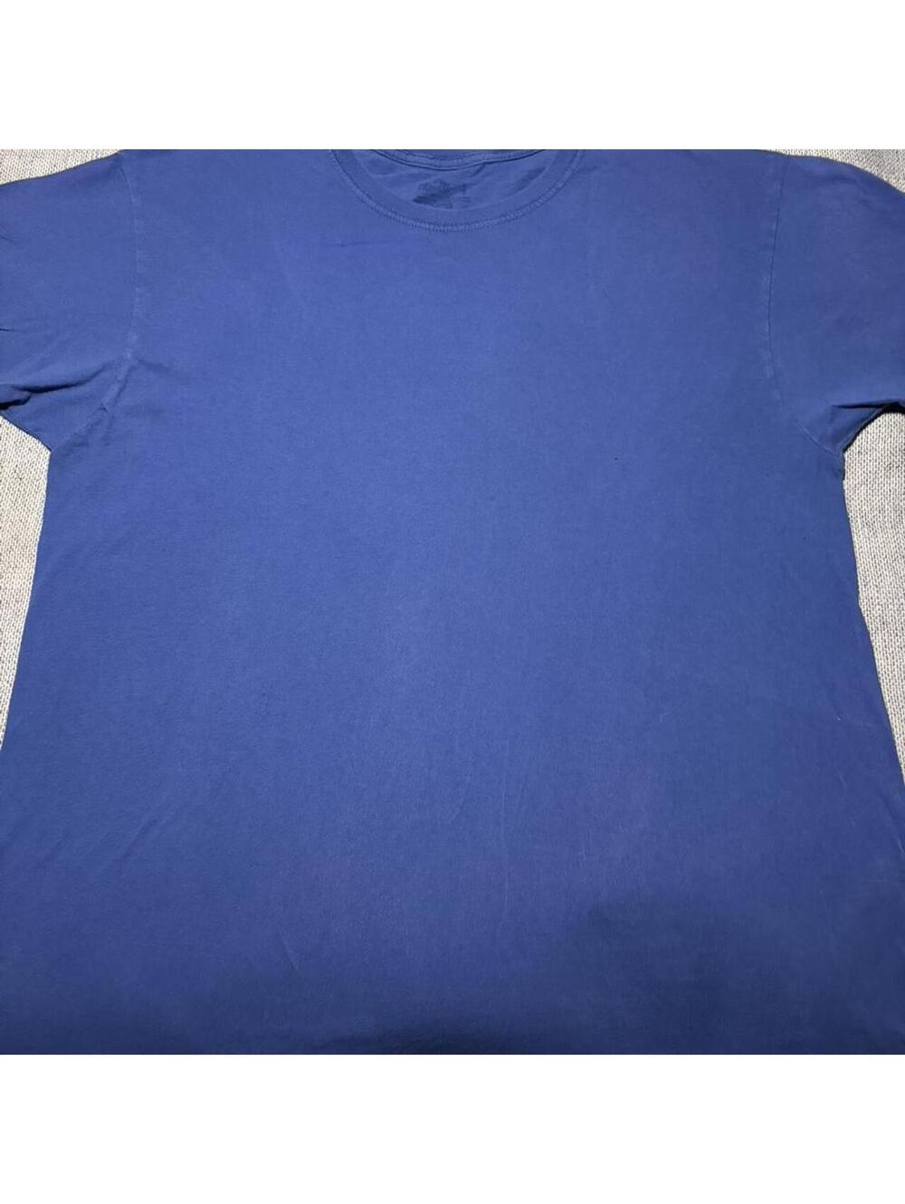 Fruit of the Loom Men's Blue and Navy Tshirt